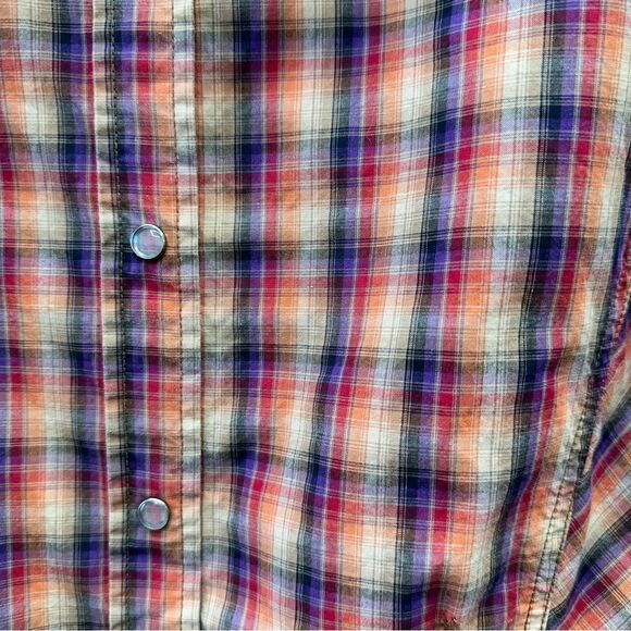 Cruel Girl western wear pearl snap button down long sleeve shirt women's xl - Picture 2 of 4